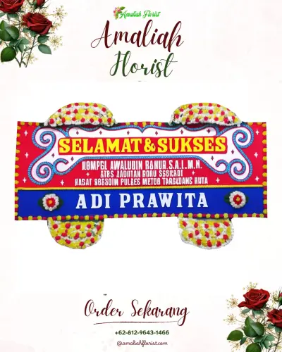 Karangan Bunga Ucapan Selamat pari